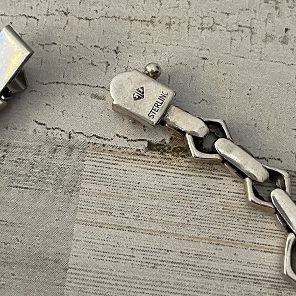 Judith Jack Sterling Silver Marcasite Bracelet. - Picture 3 of 5